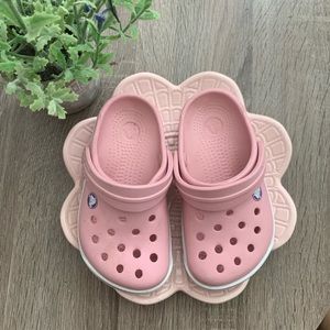 Baby pink crocs